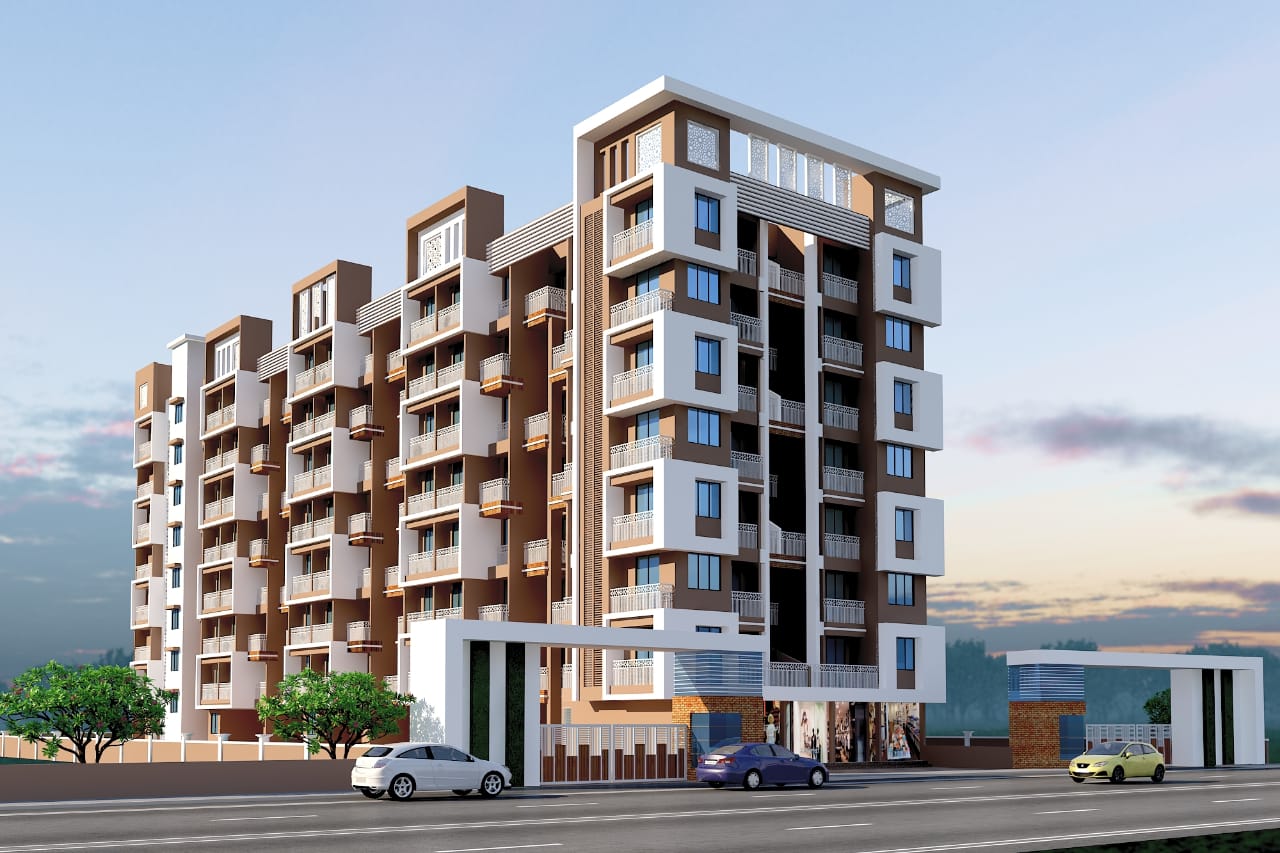 Vinayak Greens Architectural View Render