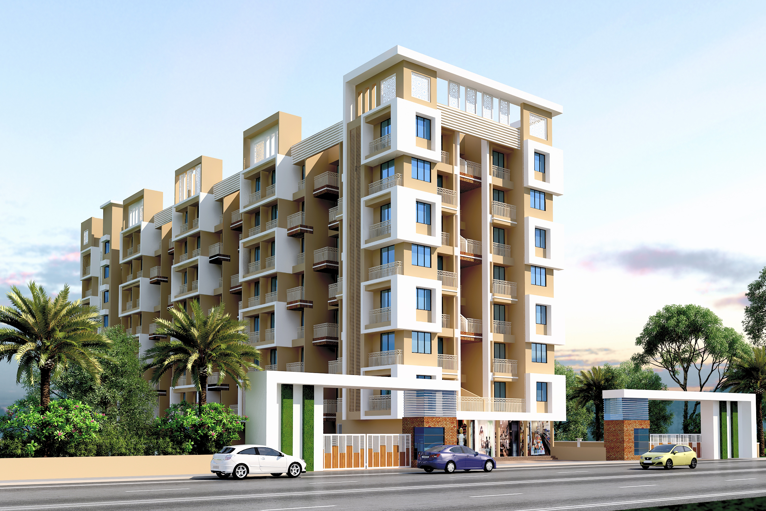 Vinayak Greens Daylight View Elevation